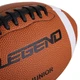М'яч для регбі LEGEND FB-3287 №6 PU коричневий - зображення 5