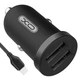 Зарядне автомобільне XO TZ08 (2USB 2.1A) Type-C Чорний - изображение 1