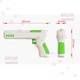 Інтерактивна іграшка-пістолет для котів REBOUND CAT GUN з кулькою та пір’їнкою, зелено-біла — дражнилка для активних ігор, розвитку спритності та зняття стресу - изображение 6