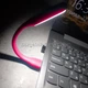 Портативная Лампа подсветка светодиодная Светильник переносной LED LIGHT для ноутбука и для чтения Розовый - изображение 4