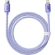 Кабель BASEUS Crystal Shine Series Fast Charging Data Cable Type-C to iP 20W Purple 1.2м (CAJY000205) - изображение 3