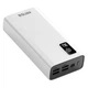 Зовнішній акумулятор повербанк Power Kensa KP-54 30000mAh | 4USB 5 В/2.1 А | White - зображення 1