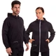 Кофта спортивная на молнии Lingo LD-6633 (размер: 2XL, рост 175-180, черный) - изображение 2