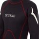 Гидрокостюм мокрого типа LEGEND PL-6511-1-5 Материал: неопрен Толщина материала: 5 мм Размер/рост/вес: XL, рост 185-188, 86-98кг Цвет: черный-красный - изображение 5