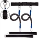 Тренировочная система для прыжков JUMPING EXERCISER FI-3024-L длина жгутов 52см черный-голубой - изображение 1