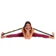 Лента для растяжки Record Stretch Strap FI-6347 8 петель черный-лимонный - изображение 6