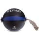 Мяч медицинский медбол с веревкой Zelart Medicine Ball FI-5709-3 3кг черный-фиолетовый - изображение 1