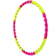 Обруч массажный Хула Хуп SP-Planeta Hula Hoop SPORT HOOP JS-6013 8 секций желто-розовый - изображение 5