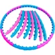 Обруч массажный Хула Хуп SP-Planeta Hula Hoop DYNAMIC JIESEN HOOP JS-6011 8 секций розово-голубой - изображение 1