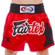 Шорты для тайского бокса и кикбоксинга FAIRTEX BS0638 S красный - изображение 2