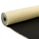 Коврик для йоги Джутовый (Yoga mat) двухслойный 3мм Record FI-7157-2 (размер 1,83мx0,61мx3мм, джут, каучук, бежевый, с цветочным принтом) - изображение 3