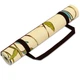 Коврик для йоги Джутовый (Yoga mat) двухслойный 3мм Record FI-7157-2 (размер 1,83мx0,61мx3мм, джут, каучук, бежевый, с цветочным принтом) - изображение 5