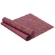 Килимок для йоги Льняний (Yoga mat) двошаровий 6мм (розмір 185x62x0, 6см, джут, Бордовий) (FI-2441_Бордовий) - изображение 1