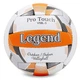 Мяч волейбольный PU LEGEND LG5405 (PU, белый-оранжевый №5, 3 слоя, сшит вручную) - изображение 1