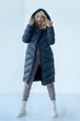 Женский пуховик ONIOS Lightweight womans jacket Графитовый S 2413 - изображение 1