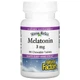 Мелатонін Natural Factors, Stress-Relax "Melatonin" відновлення циклу сну та пробудження зі смаком м'яти, 3 мг (90 жувальних таблеток) - зображення 1