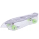 Скейтборд пластиковый Penny LED WHEELS FISH 22in со светящимися колесами SK-405-12 (серый-сер-салат) - изображение 7