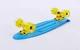 Скейтборд пластиковый Penny LED WHEELS FISH 22in со светящимися колесами SK-405-10 (син-желтый) - изображение 2
