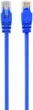 Патч корд Cablexpert CAT6 UTP 0.25 м Синий (PP6U-0.25M/B) - изображение 1