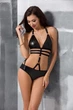 Боди монокини под латекс Passion LAMIS BODY S/M Черный ( PS24802 ) - изображение 3