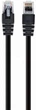 Патч корд Cablexpert CAT6 UTP 3 м Черный (PP6U-3M/BK) - изображение 1
