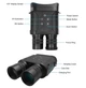 Бінокль нічного бачення NV400B Night Vision 8139 з ІЧ-підсвіткою 400 м, 3.5-7x31, цифровий зум 3x, запис відео 640x480, підтримка карти пам’яті до 32 ГБ, дисплей 320x240, для полювання та охорони - изображение 3