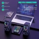 Колонки компьютерные ONIKUMA RGB Backlight L6 USB, AUX, Bluetooth, черные - изображение 2