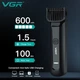 Машинка триммер беспроводной для стрижки волос и бороды VGR V-928 Pro Черная + Насадка - изображение 6