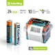 Батарейка ColorWay Alkaline Power AAA/LR03 Plactic Box 24шт - изображение 2
