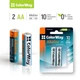 Батарейка ColorWay Alkaline Power AA/LR06 BL 2шт - изображение 2