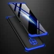 Чехол GKK 360 для Xiaomi Redmi Note 9 Pro бампер оригинальный Black-Blue - изображение 2