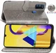 Чехол Vintage для Samsung M30s 2019 / M307F книжка кожа PU серый - изображение 7