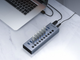 USB хаб Orico BT2U3-10AB USB 3.0 10 портів алюмінієвий з блоком живлення hub концентратор - зображення 2