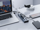 USB хаб Orico BT2U3-10AB USB 3.0 10 портів алюмінієвий з блоком живлення hub концентратор - зображення 4