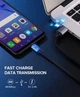 Кабель UGREEN US290 USB 2.0 to Micro Cable Nickel Plating Aluminum Braid 2A 1m Black (60146) - зображення 3