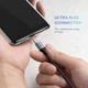 Адаптер UGREEN AV143 Round USB Type-C Male to Audio Cable 3.5mm Male Aluminum Shell 1m Deep Gray (30633) - изображение 2