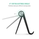 Подставка для телефона UGREEN LP106 Adjustable Portable Stand Multi-Angle Black (50747) - изображение 3