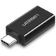 Адаптер UGREEN US173 USB Type-C to USB 3.0 Female OTG Adapter Black (20808) - зображення 1