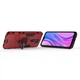 Чехол Iron Ring для Xiaomi Redmi 9 бампер противоударный с подставкой кольцом Red - изображение 2