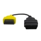 Кабель переходник для диагностики OBD2 Jeep Chrysler Dodge FIAT LANCIA Желтый 1 шт. - изображение 2