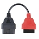 Кабель переходник для диагностики OBD2 Jeep Chrysler Dodge FIAT LANCIA Красный 1 шт. - изображение 2