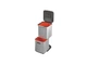Органайзер для сміття Joseph Joseph Totem 40 л 30x36,6x76 см Сріблястий (30063) - зображення 3