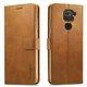 Чехол LC.IMEEKE Wallet Case для Xiaomi Redmi Note 9 - Brown - изображение 1
