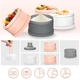 Контейнер-дозатор для хранения смеси/снеков/орехов/сыпучих Food fusion - розовый (LB-70560) - изображение 3