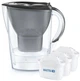 Фільтр-глечик Brita Marella + 3 картриджа 2.4 л (1.4 л очищеної води), графіт - изображение 1