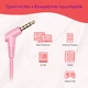 Наушники для детей New Bee KH20 Pink - изображение 9