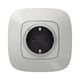 Valena Allure with NETATMO. Розумна розетка 2К+З 16А 230В. Алюміній - изображение 2