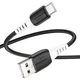 Кабель HOCO X82 USB - Type-C (3A) (1M) Чорний - изображение 3