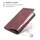 Чехол книжка с магнитом Xiaomi Redmi Note 10 5G CaseMe Wine (29281-42) - изображение 3