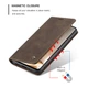 Чохол книжка з магнітом Xiaomi 12 Lite CaseMe Dark Brown (29278-05) - зображення 4